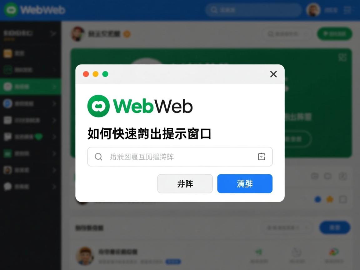 JavaWeb如何快速弹出提示窗口 第2张 JavaWeb如何快速弹出提示窗口 第2张