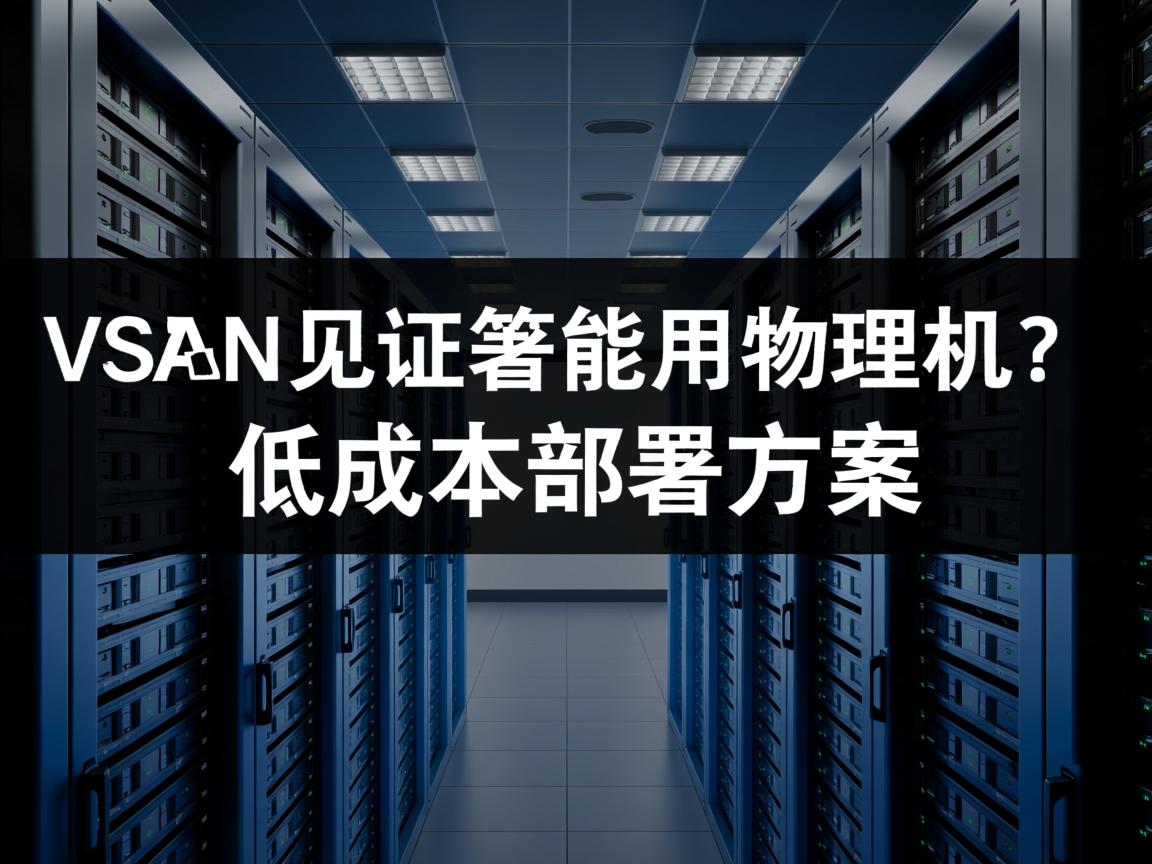 VSAN见证主机能用物理机吗？低成本部署方案  第2张