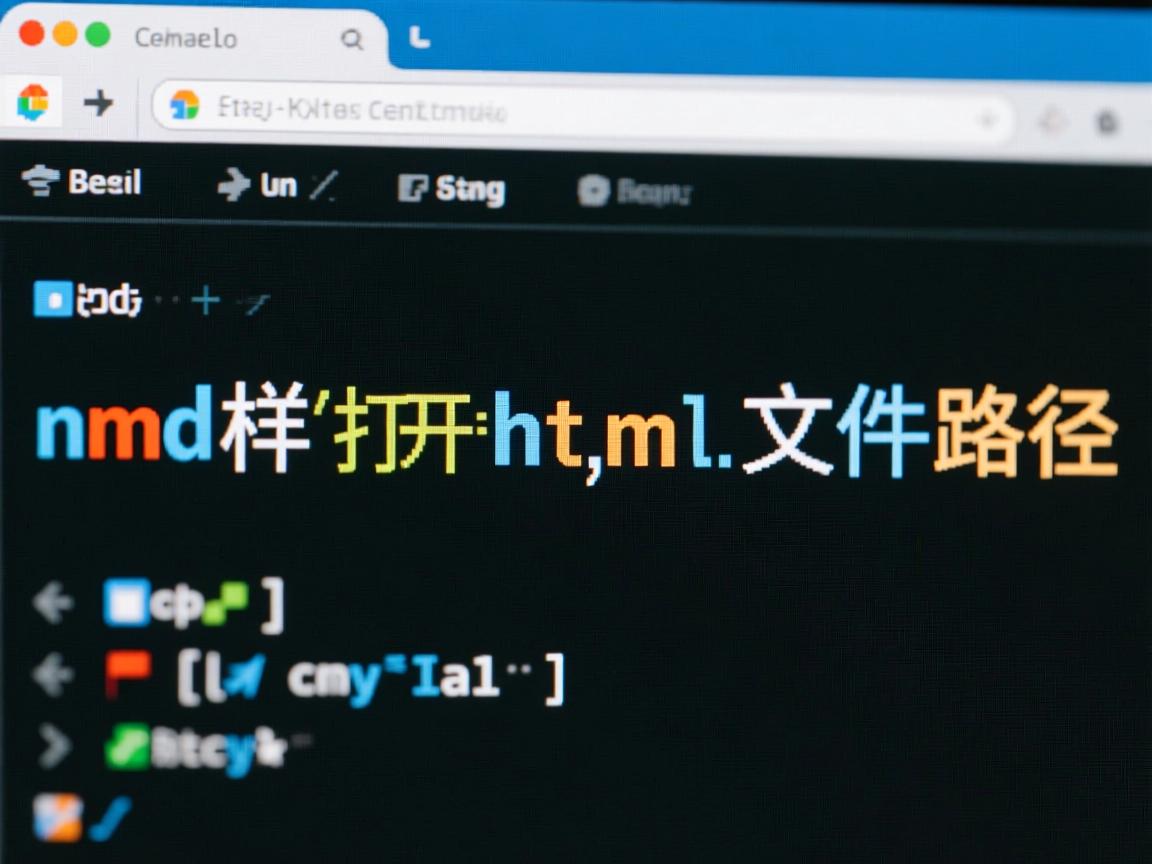 cmd怎样打开html文件路径  第1张