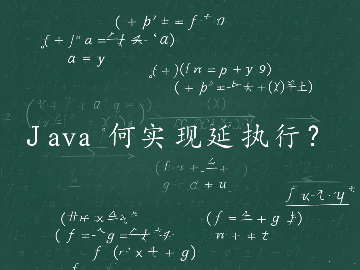 Java如何实现延迟执行? 第1张 Java如何实现延迟执行? 第1张