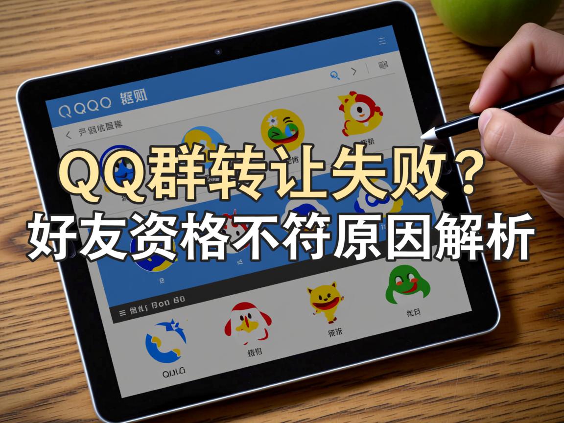 QQ群转让失败?好友资格不符原因解析 第2张 QQ群转让失败?好友资格不符原因解析 第2张