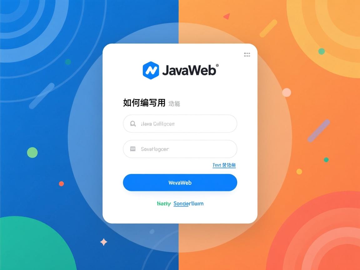 JavaWeb中如何编写用户登录功能? 第1张 JavaWeb中如何编写用户登录功能? 第1张