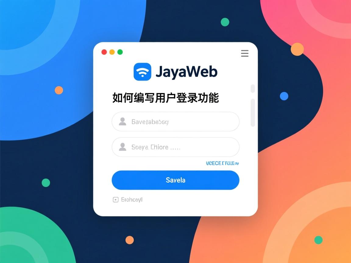 JavaWeb中如何编写用户登录功能? 第2张 JavaWeb中如何编写用户登录功能? 第2张