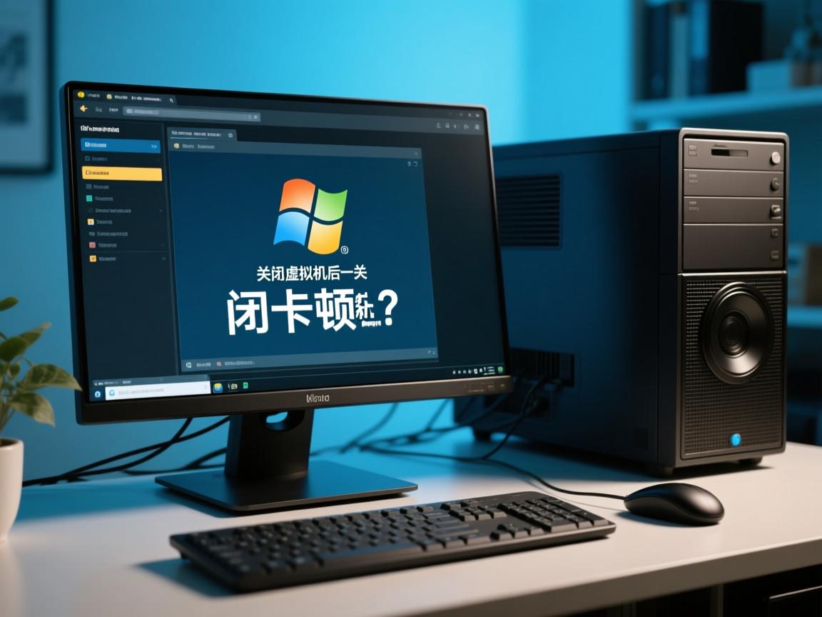 虚拟机关闭后电脑变卡顿？，关闭虚拟机后物理机卡顿？，虚拟机一关电脑就卡？