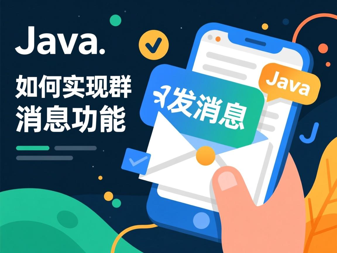 Java如何实现群发消息功能? 第1张 Java如何实现群发消息功能? 第1张