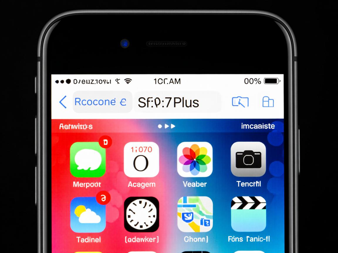 为什么iPhone7Plus屏幕出现下划线? 第2张 为什么iPhone7Plus屏幕出现下划线? 第2张