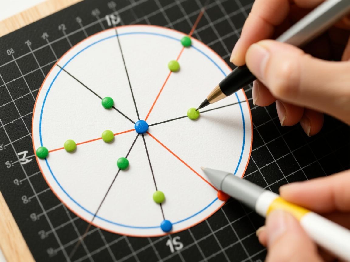 Java画圆时如何详细计算坐标点步骤？  第2张