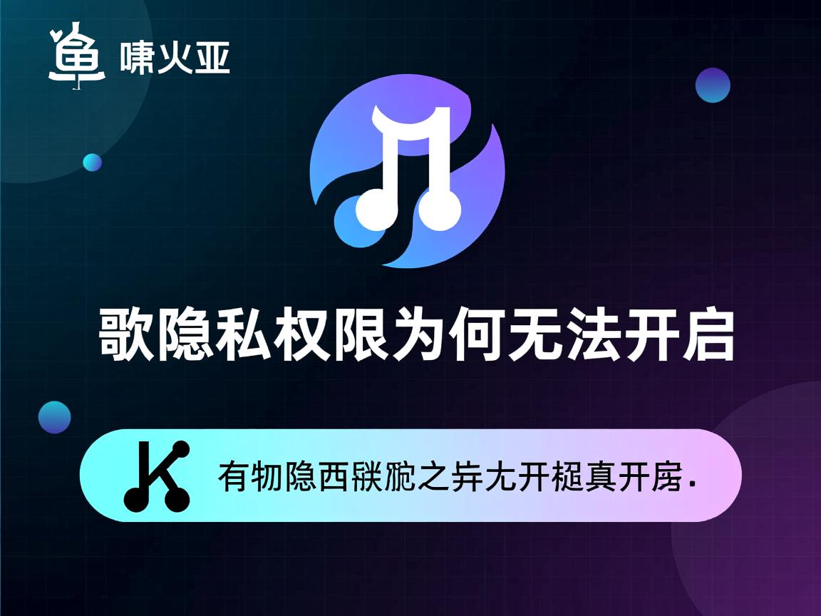 K歌隐私权限为何无法开启 第2张 K歌隐私权限为何无法开启 第2张