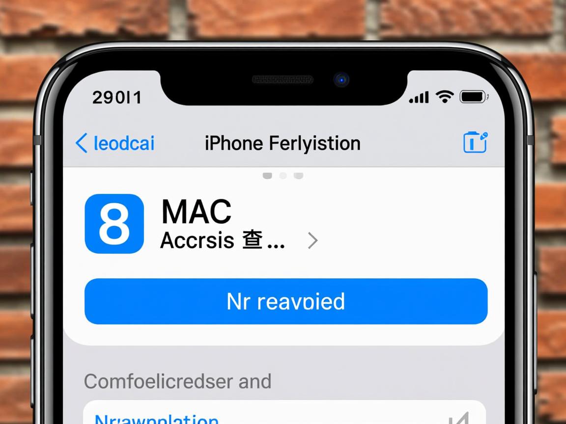 iPhone8的MAC地址怎么查？  第1张