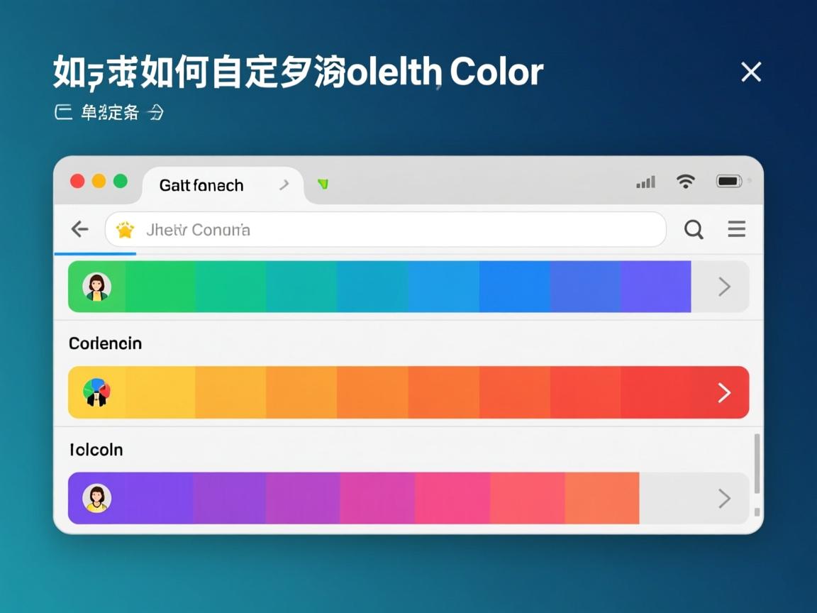 Java如何自定义滚动条颜色？