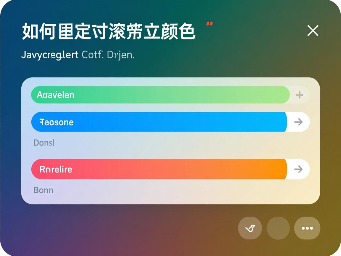 Java如何自定义滚动条颜色? 第2张 Java如何自定义滚动条颜色? 第2张