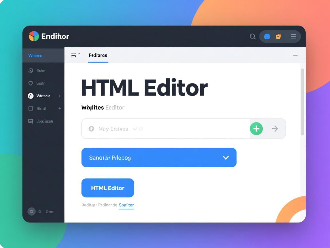 如何快速制作HTML编辑器？