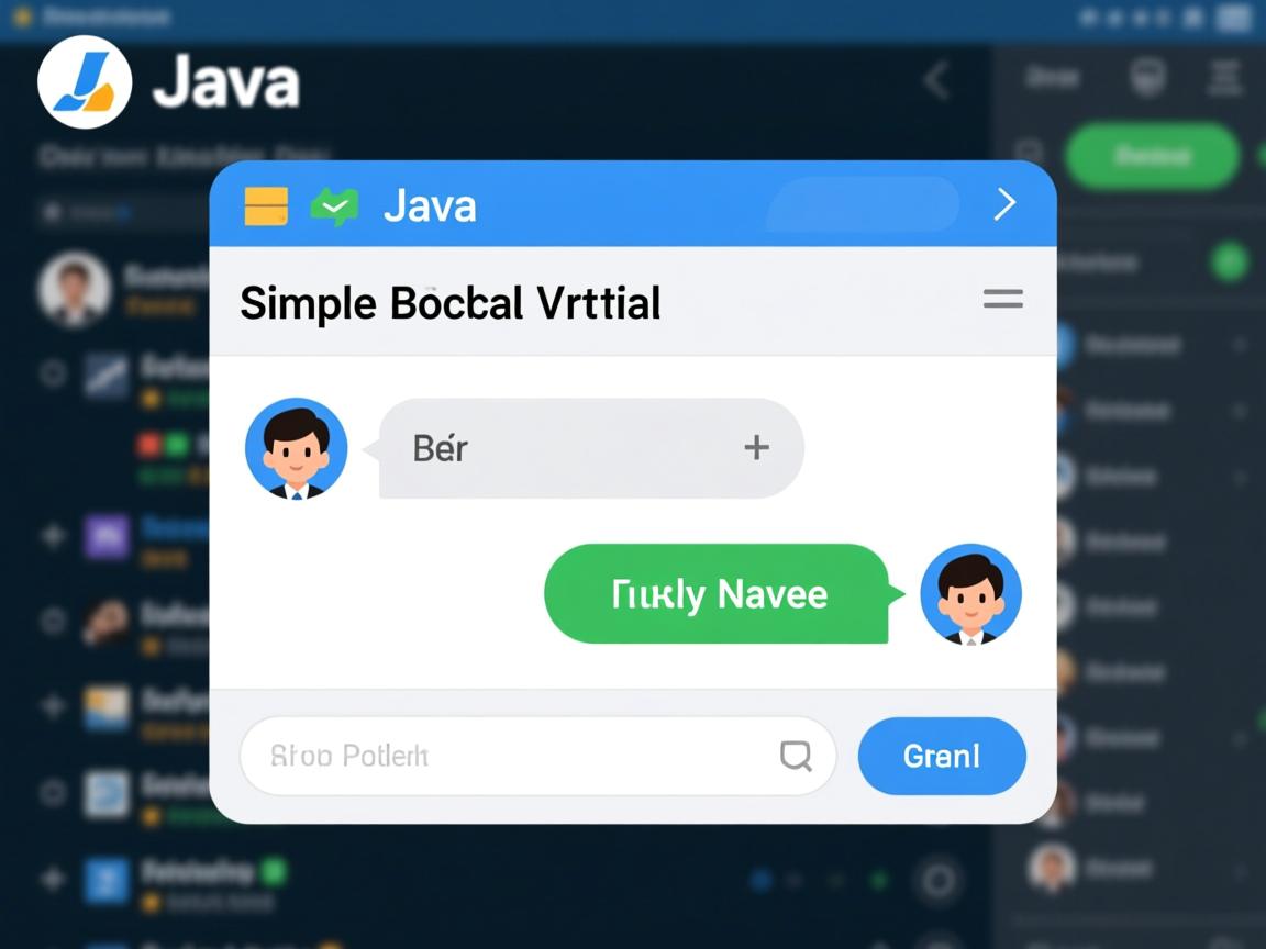 如何用Java实现简单聊天框教程? 第3张 如何用Java实现简单聊天框教程? 第3张