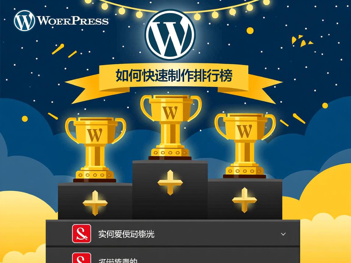 WordPress如何快速制作排行榜 第3张 WordPress如何快速制作排行榜 第3张