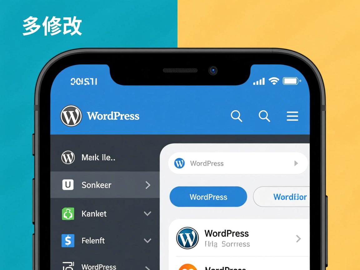WordPress手机版导航栏如何修改  第2张