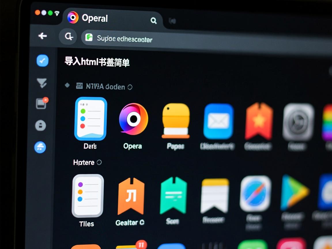 Opera怎样导入html书签最简单? 第3张 Opera怎样导入html书签最简单? 第3张