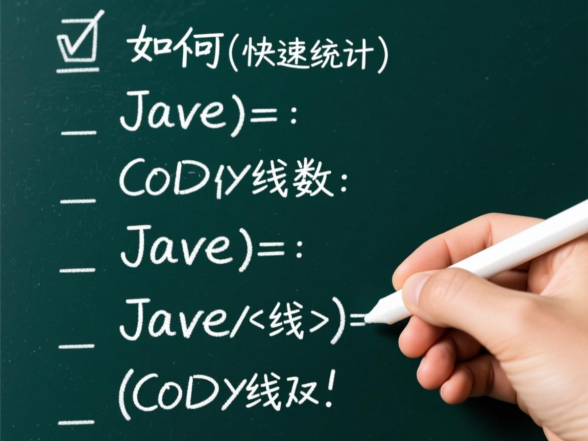 Java如何快速统计代码行数? 第2张 Java如何快速统计代码行数? 第2张