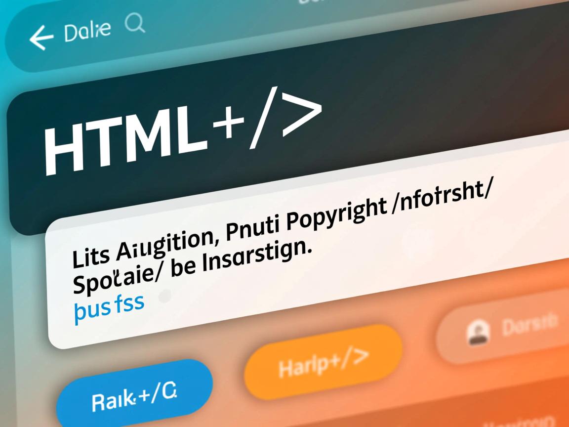 如何用HTML添加版权信息? 第2张 如何用HTML添加版权信息? 第2张