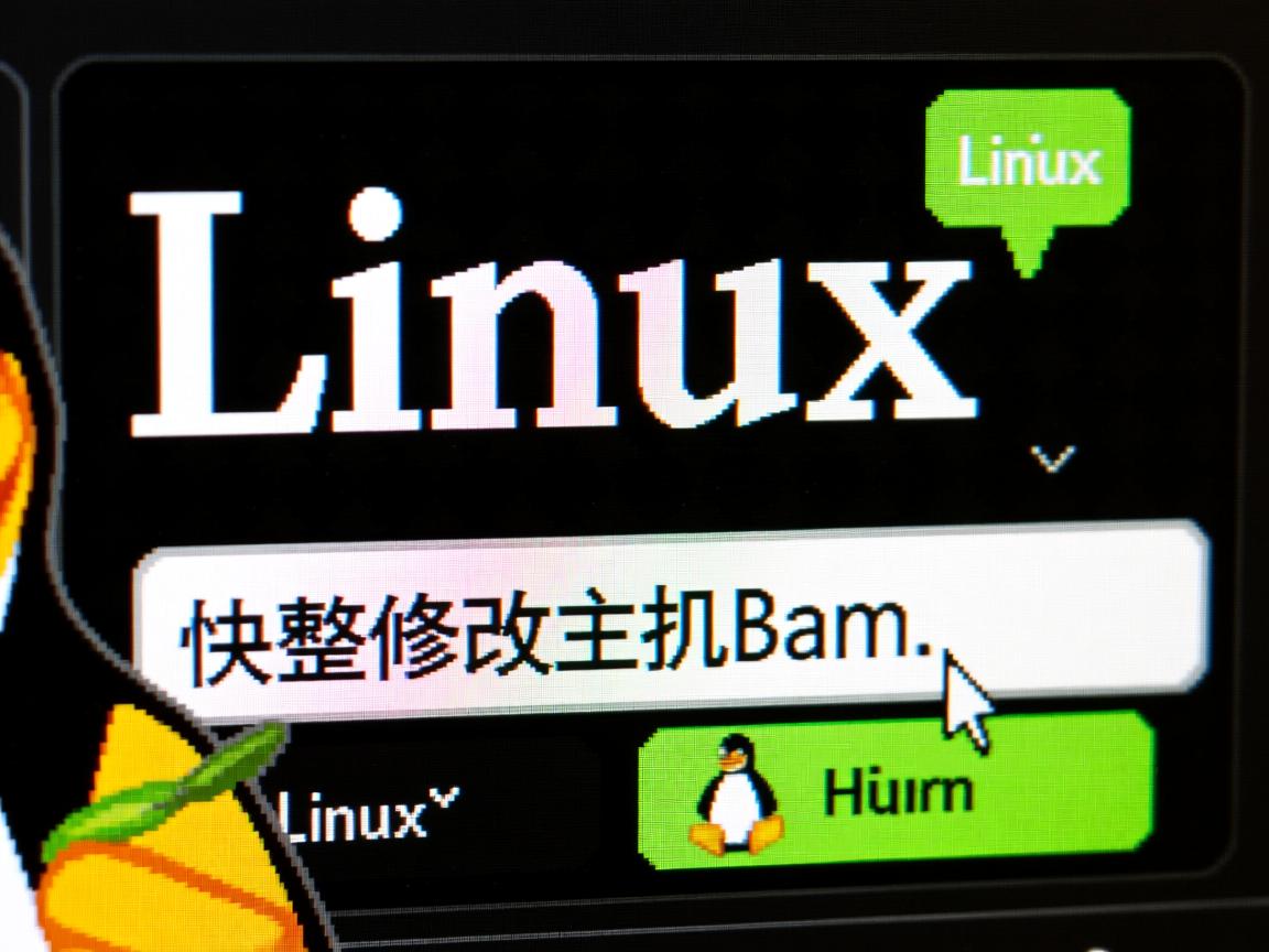 Linux如何快速修改主机名？