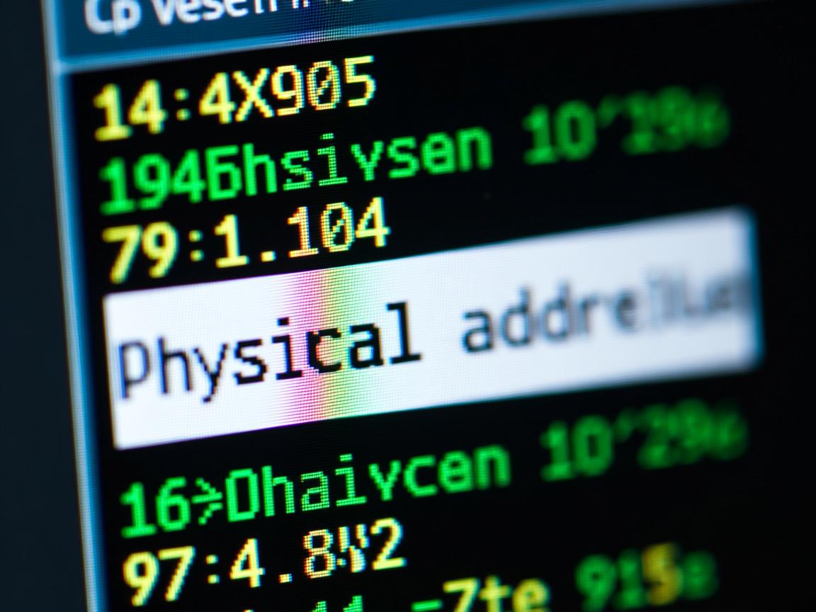 虚拟机如何查看物理地址？