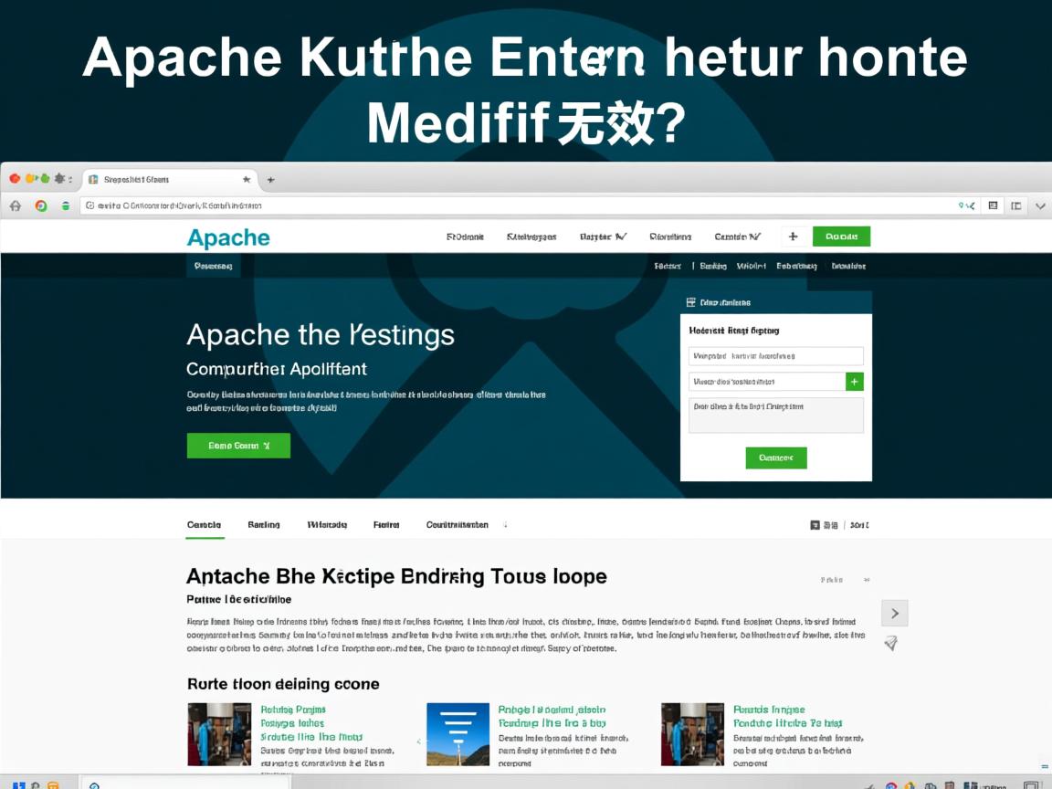 Apache虚拟主机默认主页修改无效? 第3张 Apache虚拟主机默认主页修改无效? 第3张