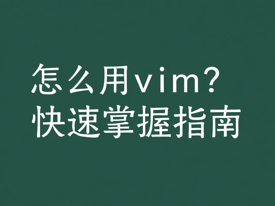 Linux怎么用vim?快速掌握指南 第1张 Linux怎么用vim?快速掌握指南 第1张