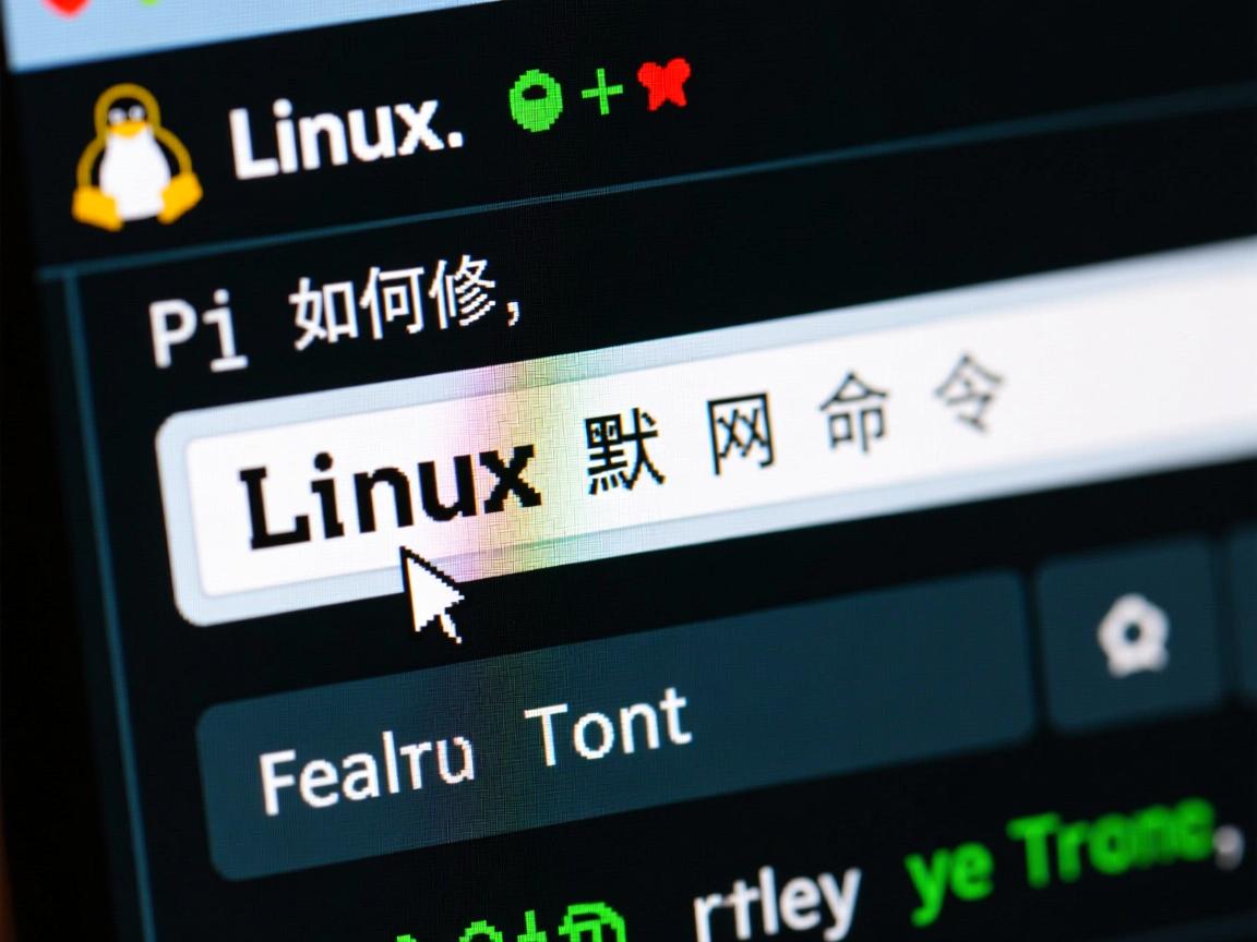 Linux如何修改默认网关命令 第1张 Linux如何修改默认网关命令 第1张