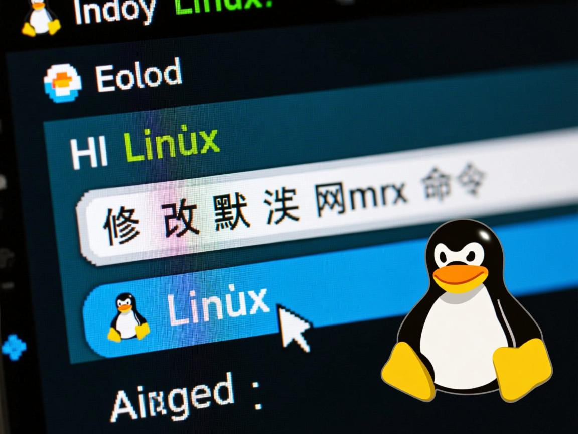 Linux如何修改默认网关命令 第2张 Linux如何修改默认网关命令 第2张