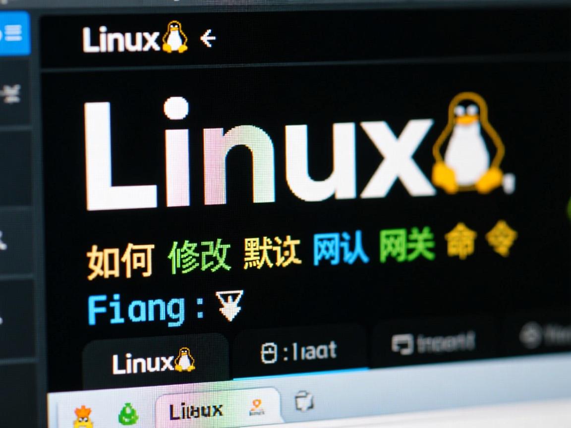 Linux如何修改默认网关命令 第3张 Linux如何修改默认网关命令 第3张