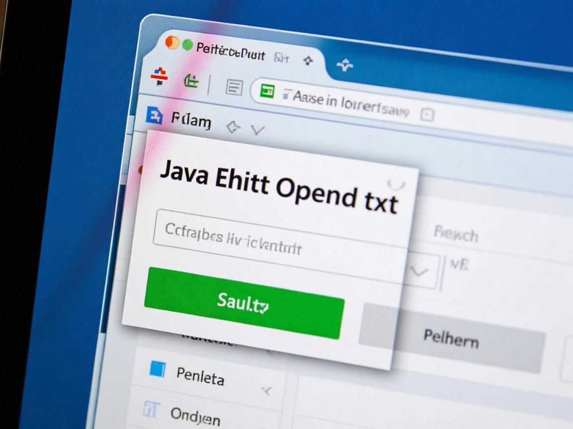 Java如何保存并打开txt文件？  第2张