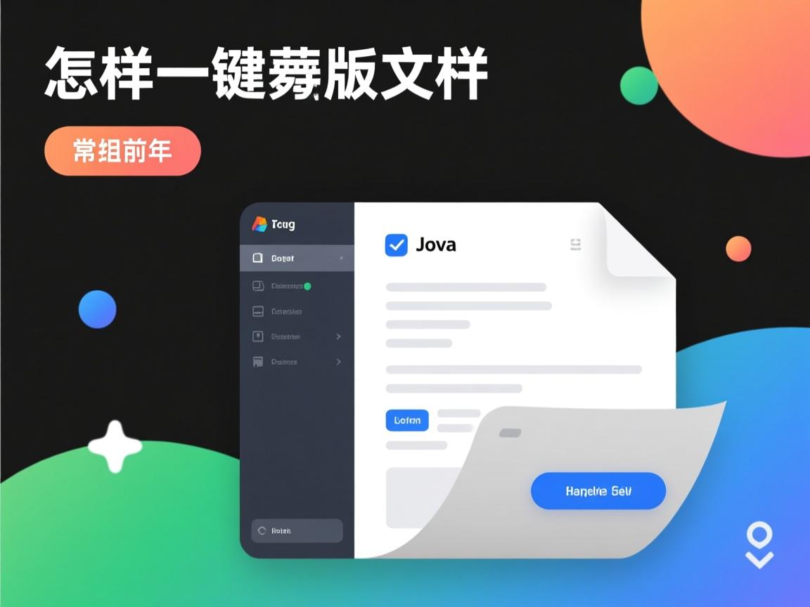 Java怎样一键排版文档? 第1张 Java怎样一键排版文档? 第1张