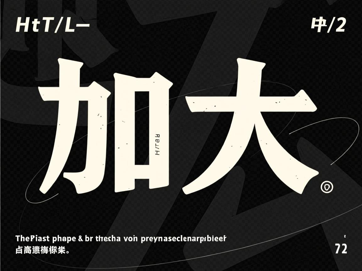 HTML怎么加大字体