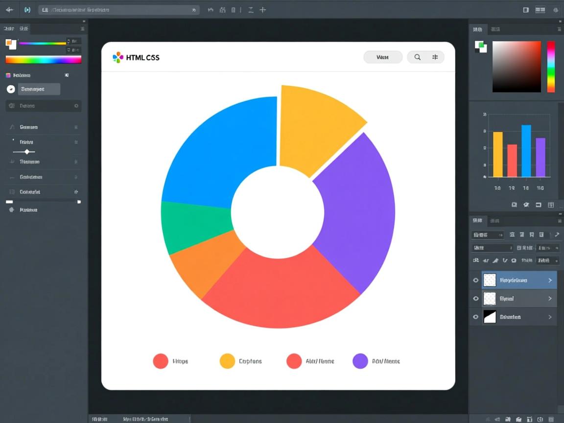 如何仅用HTML和CSS制作饼图？  第2张