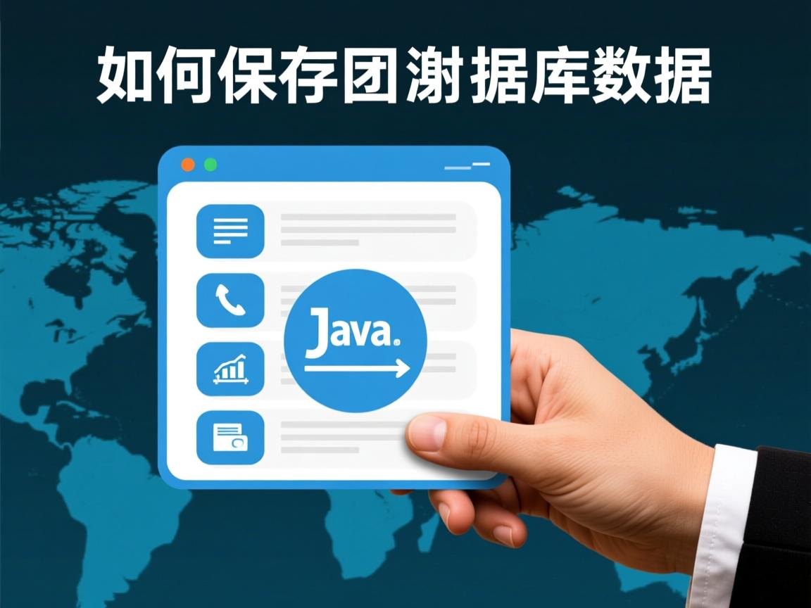 Java如何保存数据库数据？  第1张