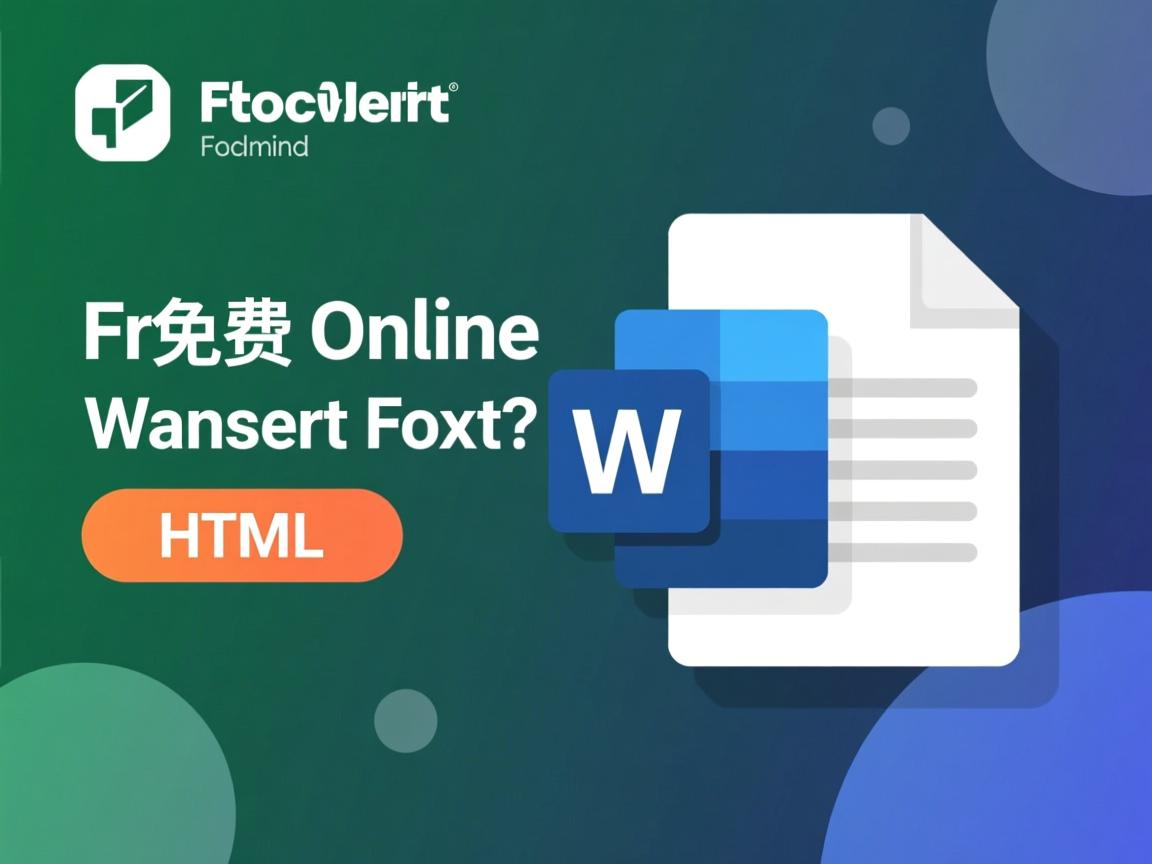 怎么免费在线转换HTML文件为Word文档？  第3张