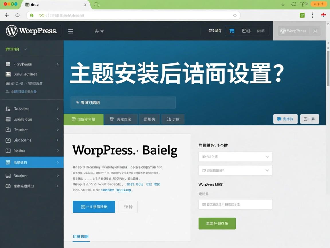 WordPress主题安装后如何设置？  第1张