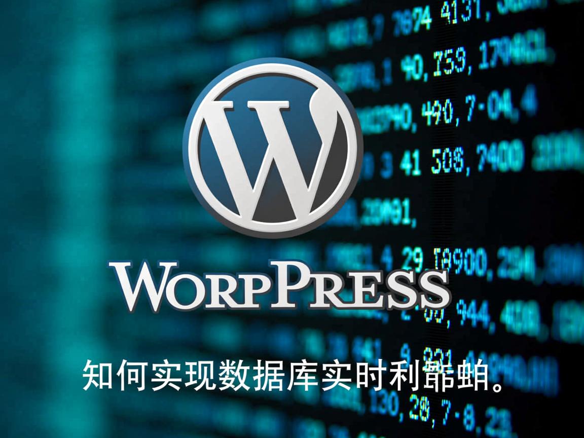 WordPress如何实现数据库实时刷新? 第3张 WordPress如何实现数据库实时刷新? 第3张