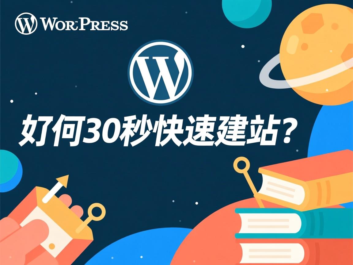 WordPress如何30秒快速建站? 第2张 WordPress如何30秒快速建站? 第2张