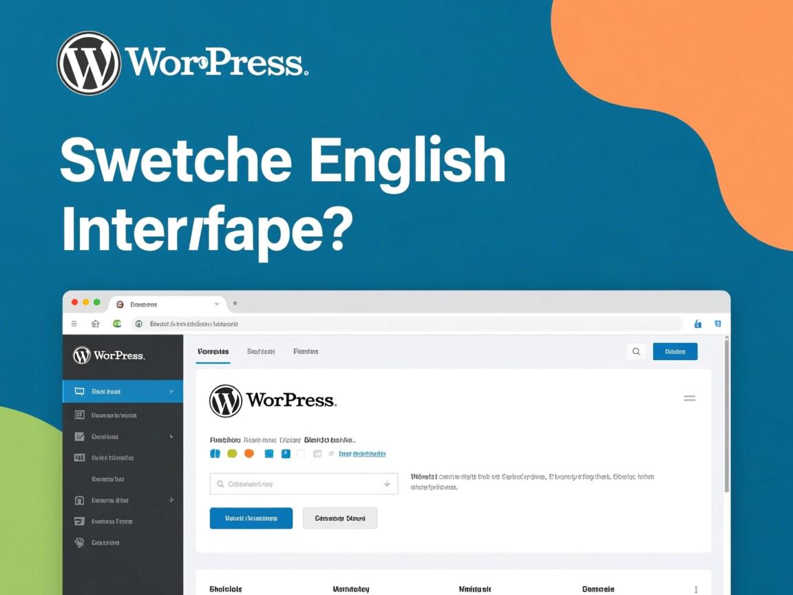 WordPress最新版如何切换英文界面? 第3张 WordPress最新版如何切换英文界面? 第3张