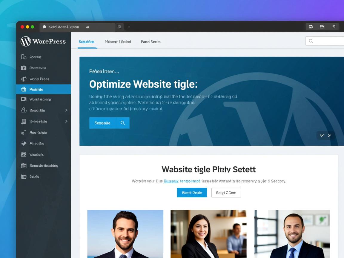 如何在WordPress控制面板高效优化网站标题设置? 第2张 如何在WordPress控制面板高效优化网站标题设置? 第2张