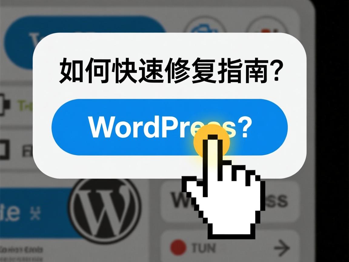 WordPress编辑按钮点击无响应?如何快速修复指南 第3张 WordPress编辑按钮点击无响应?如何快速修复指南 第3张