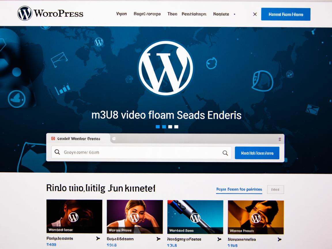 如何在WordPress网站中实现m3u8视频流的无缝嵌入？  第1张