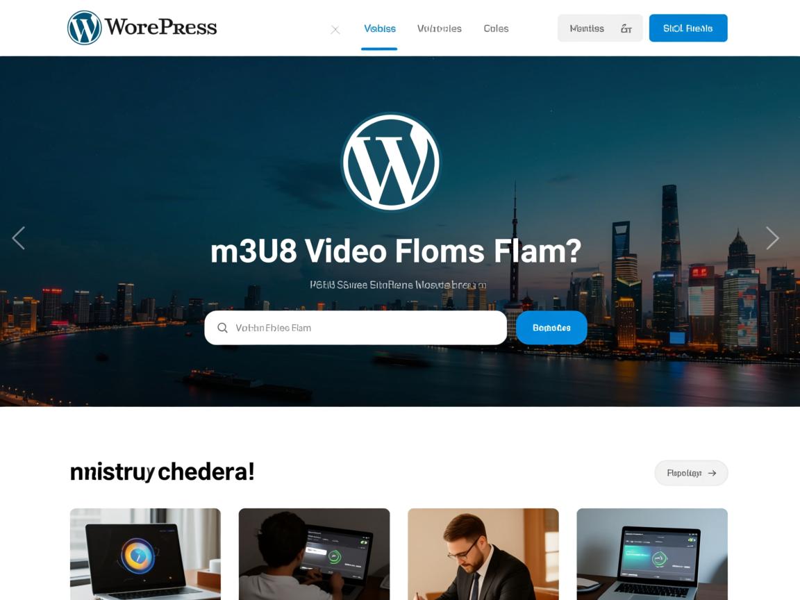 如何在WordPress网站中实现m3u8视频流的无缝嵌入？  第2张