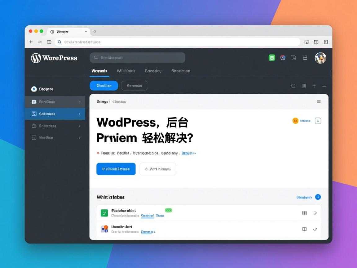 WordPress后台编辑器卡顿问题如何轻松解决？