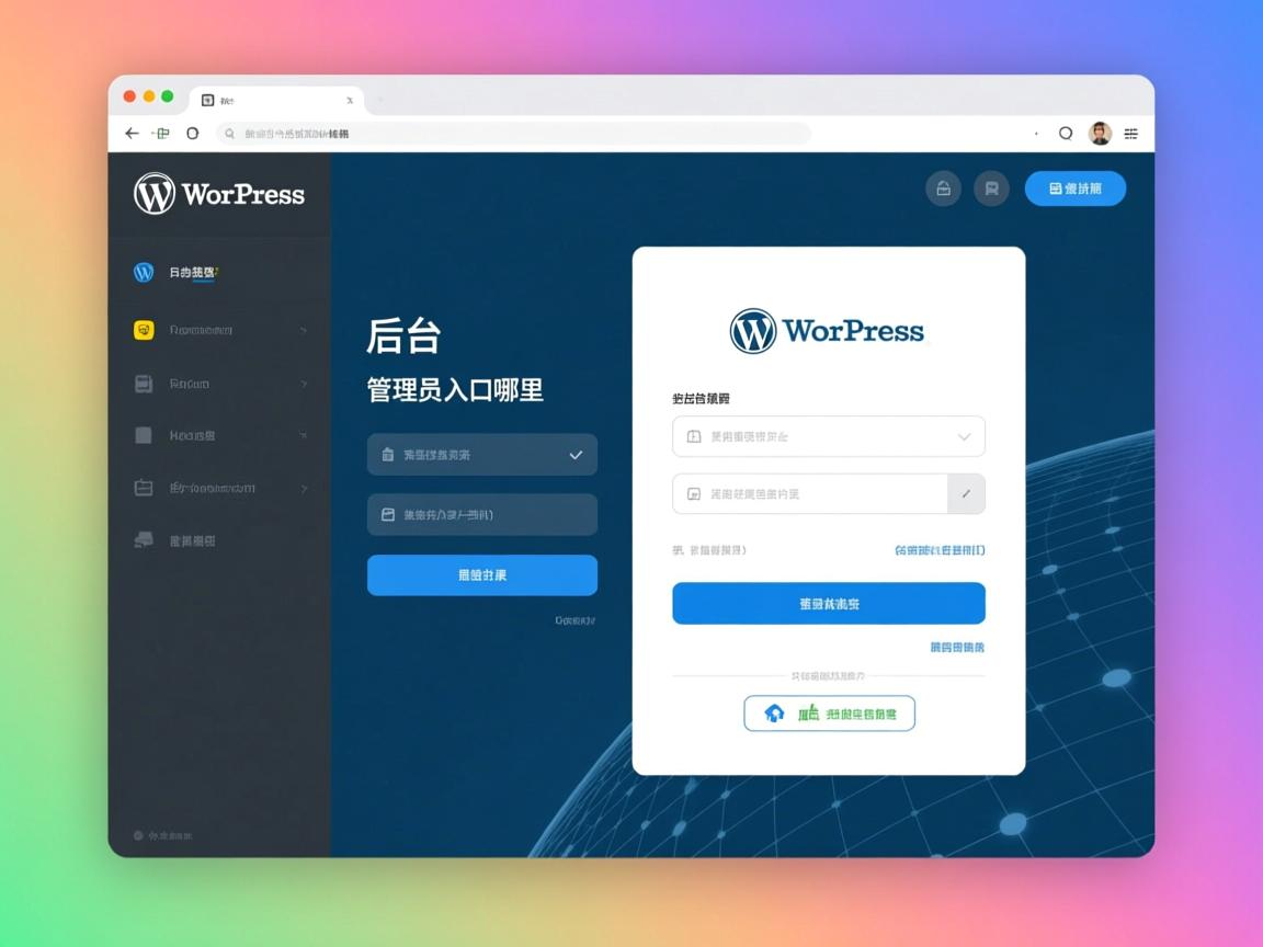 WordPress后台登录界面如何快速访问?管理员入口在哪里? 第3张 WordPress后台登录界面如何快速访问?管理员入口在哪里? 第3张