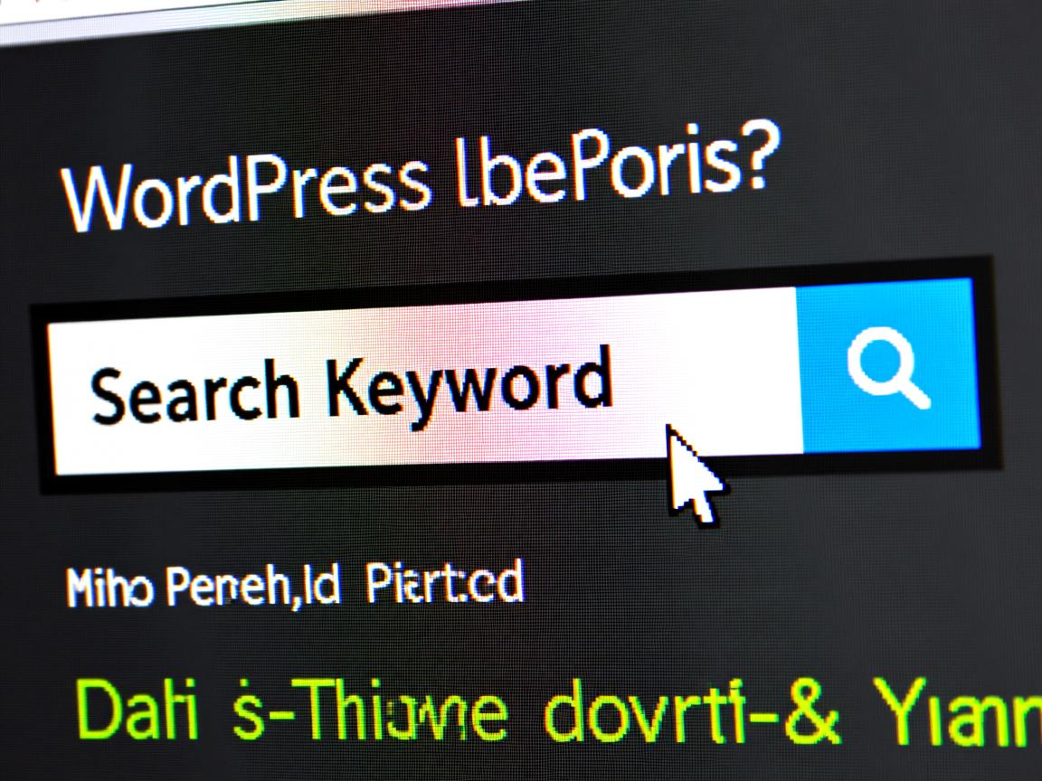 如何在WordPress快速设置网站搜索关键词? 第3张 如何在WordPress快速设置网站搜索关键词? 第3张