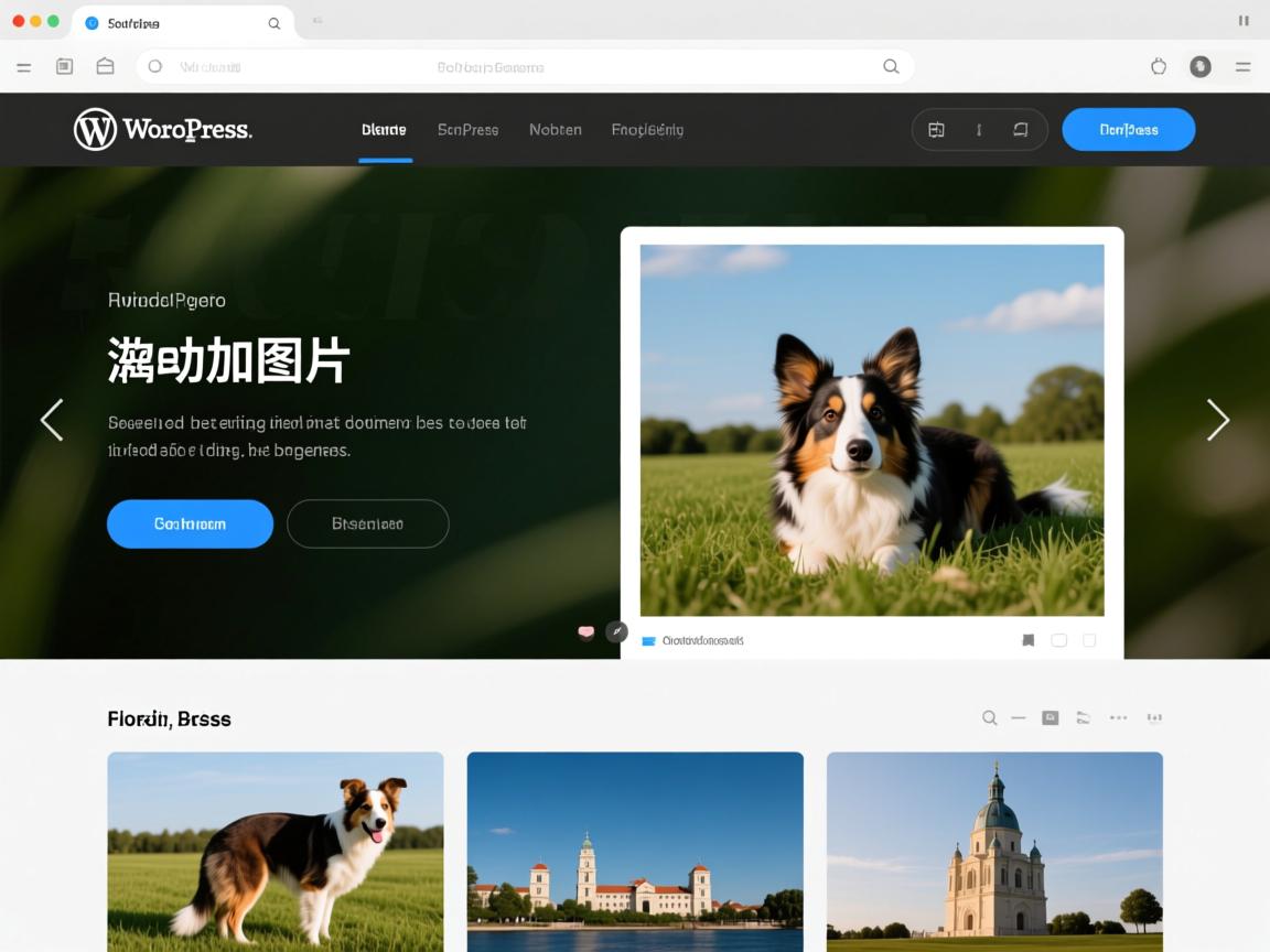 WordPress首页如何添加图片 第1张 WordPress首页如何添加图片 第1张