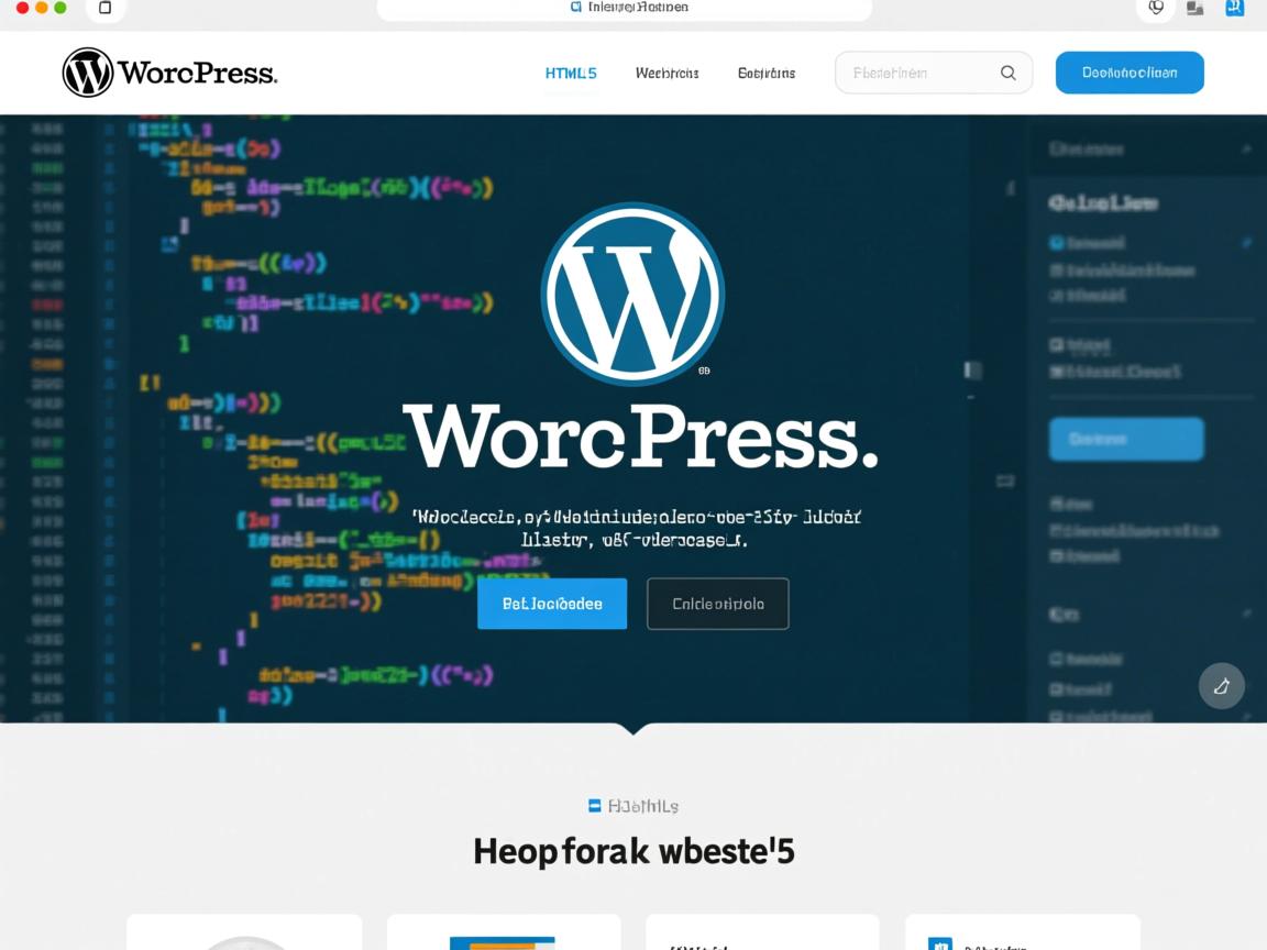 如何快速修改WordPress网站的HTML5代码? 第1张 如何快速修改WordPress网站的HTML5代码? 第1张