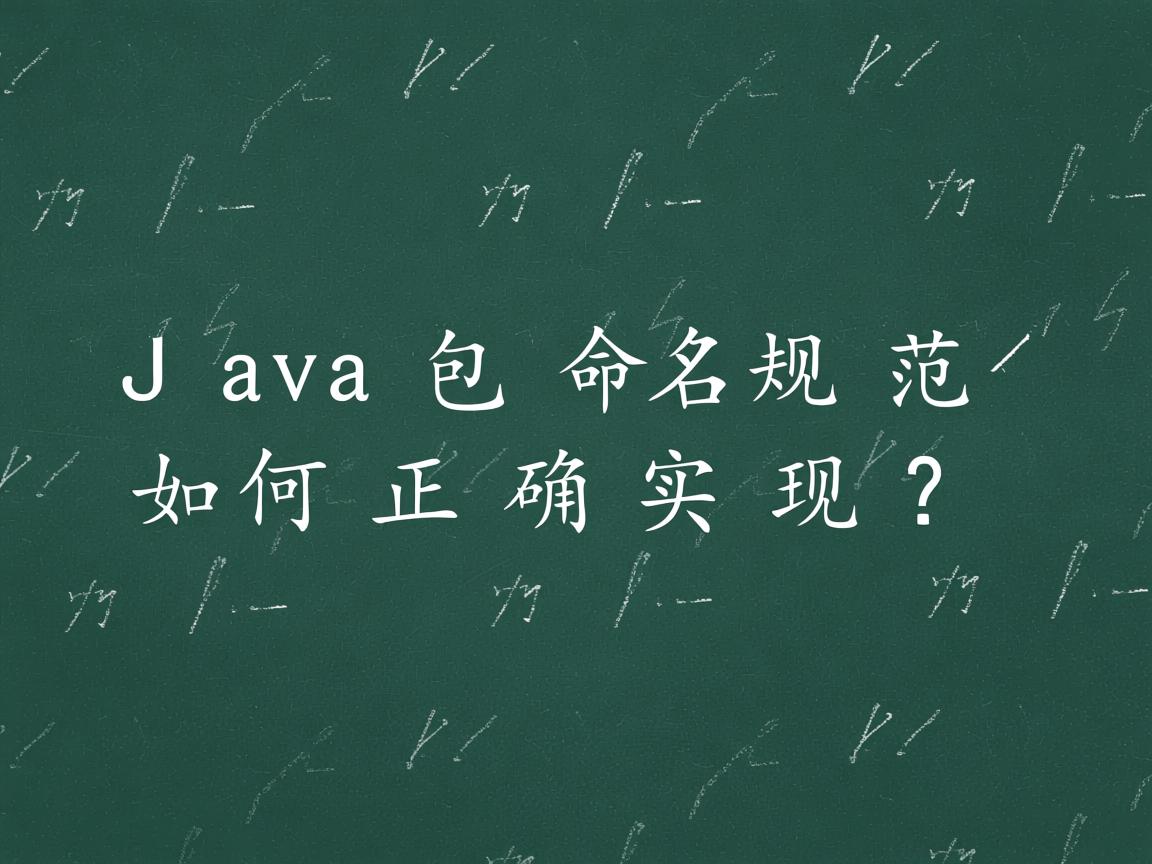 Java包命名规范如何正确实现? 第3张 Java包命名规范如何正确实现? 第3张