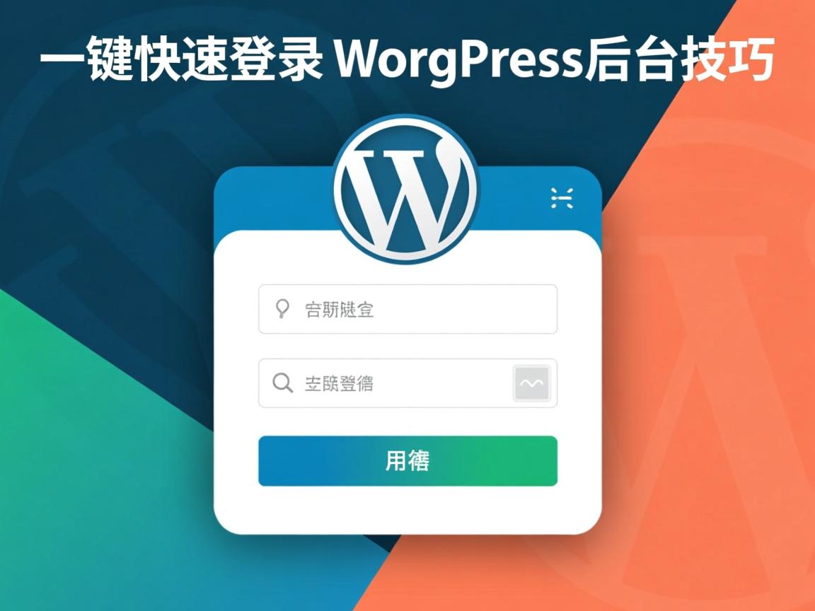 如何一键快速登录WordPress后台技巧  第1张